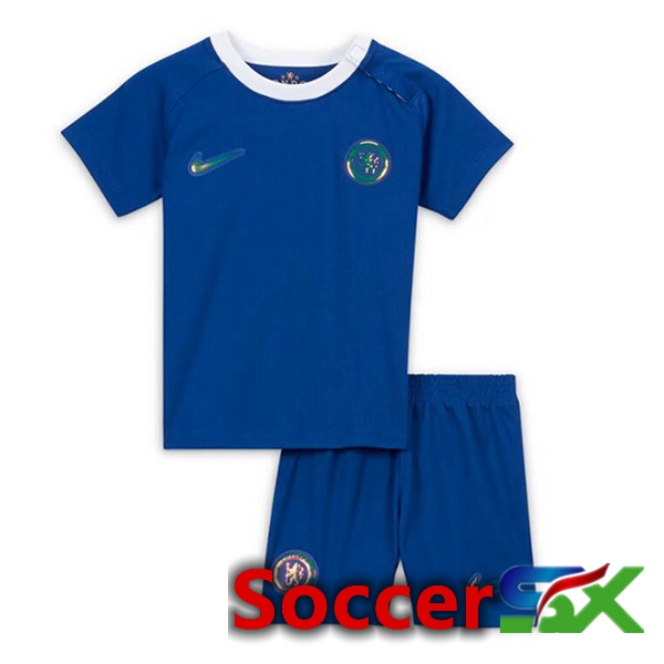 FC Chelsea Kids Home Soccer Jersey Blue 2023/2024