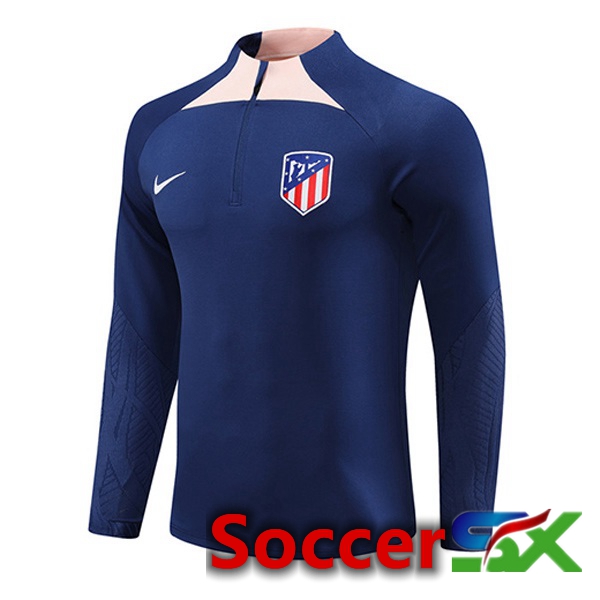 Atletico Madrid Training Sweatshirt Blue Royal 2023/2024