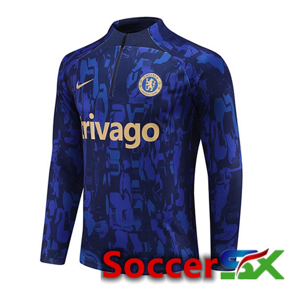 FC Chelsea Training Sweatshirt Blue 2023/2024