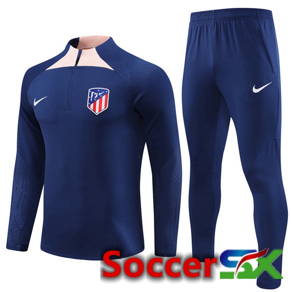 Atletico Madrid Training Tracksuit Suit Blue Royal 2023/2024