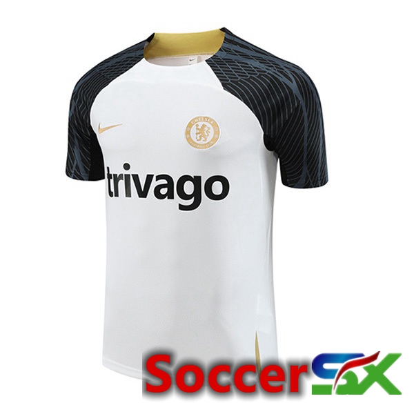 FC Chelsea Training T Shirt White 2023/2024