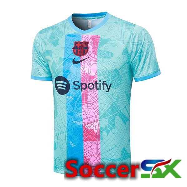 FC Barcelona Training T Shirt Blue 2023/2024