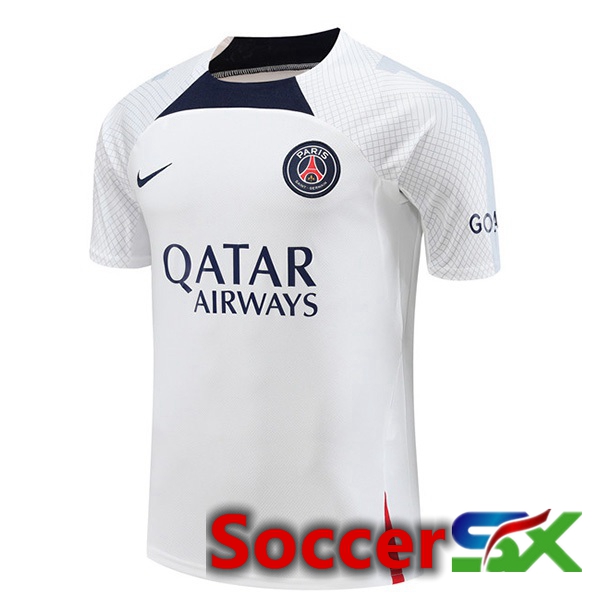 Paris PSG Training T Shirt White 2023/2024