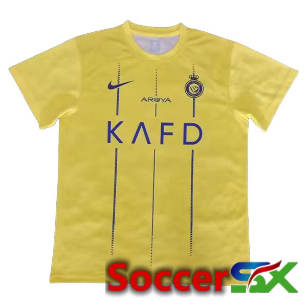 Al-Nassr FC Home Soccer Jersey Yellow 2023/2024