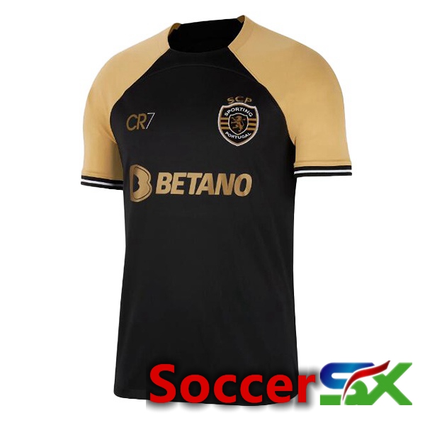 Sporting CP Third Soccer Jersey Black 2023/2024
