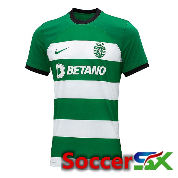 Sporting CP Home Soccer Jersey Green 2023/2024