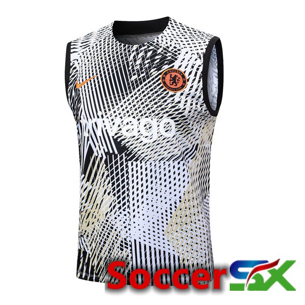 FC Chelsea Soccer Vest Black White 2023/2024