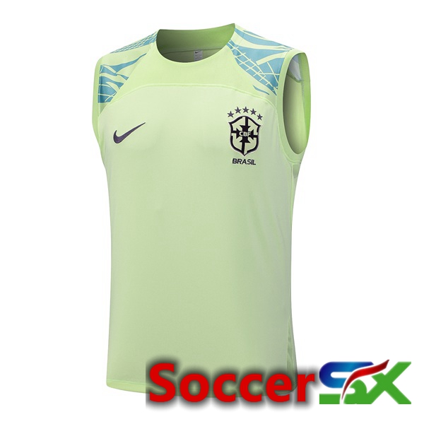 Brazil Soccer Vest Blue Green 2023/2024