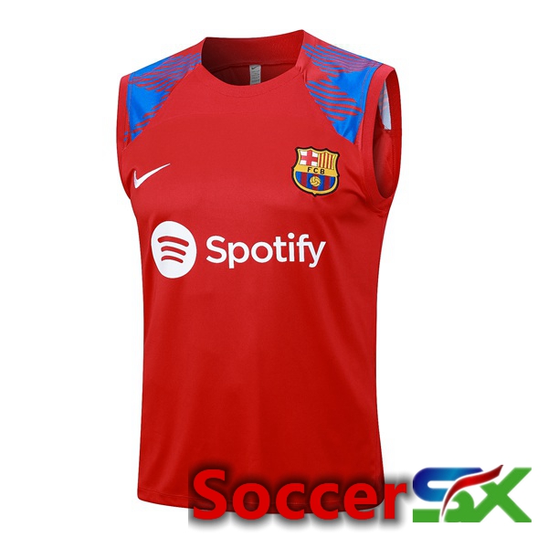 FC Barcelona Soccer Vest Red 2023/2024