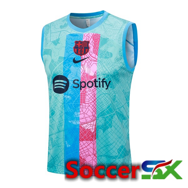 FC Barcelona Soccer Vest Green 2023/2024
