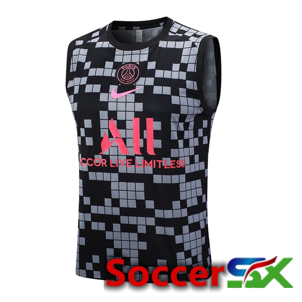 Paris PSG Soccer Vest Grey 2023/2024