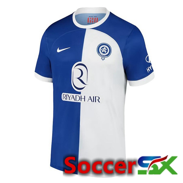 Atletico Madrid Away Soccer Jersey Blue 2023/2024