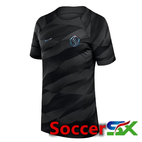 FC Chelsea Soccer Jersey Goalkeeper Black 2023/2024