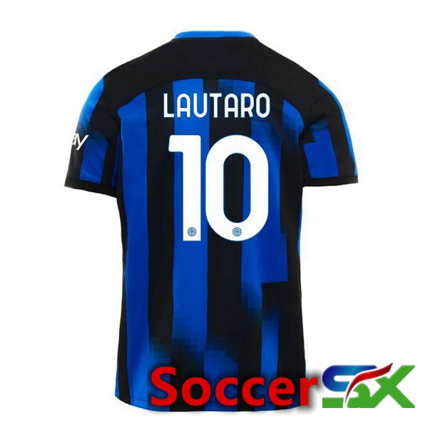 Inter Milan (LAUTARO 10) Home Soccer Jersey Blue 2023/2024