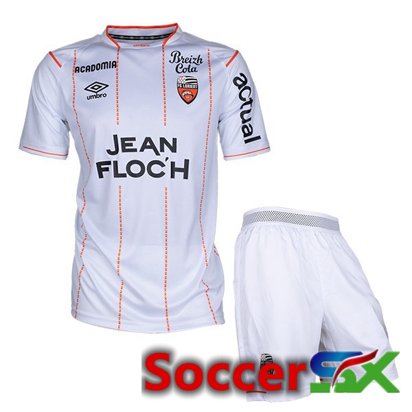 FC Lorient Kids Third Soccer Jersey Blue White 2023/2024
