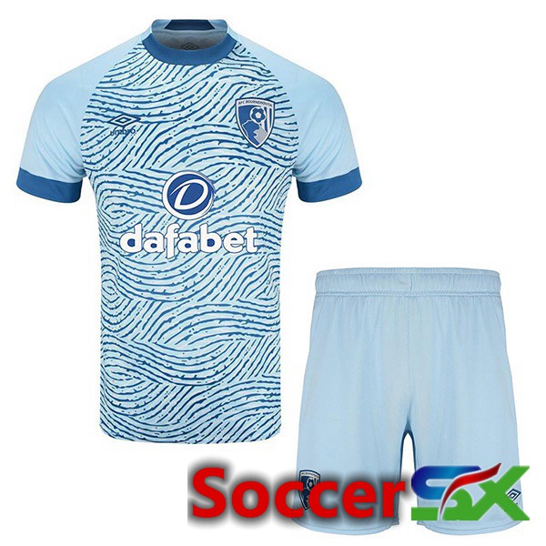 AFC Bournemouth Kids Away Soccer Jersey Blue 2023/2024