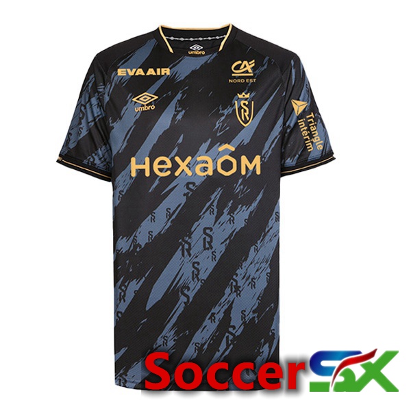 Stade de Reims Third Soccer Jersey Black 2023/2024