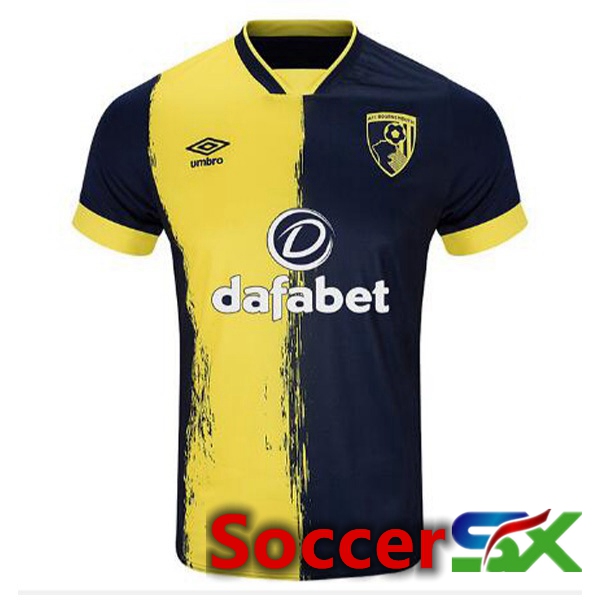 AFC Bournemouth Third Soccer Jersey Yellow Blue 2023/2024