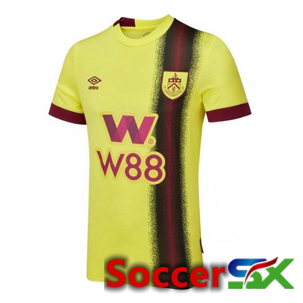 Burnley Away Soccer Jersey Yellow 2023/2024