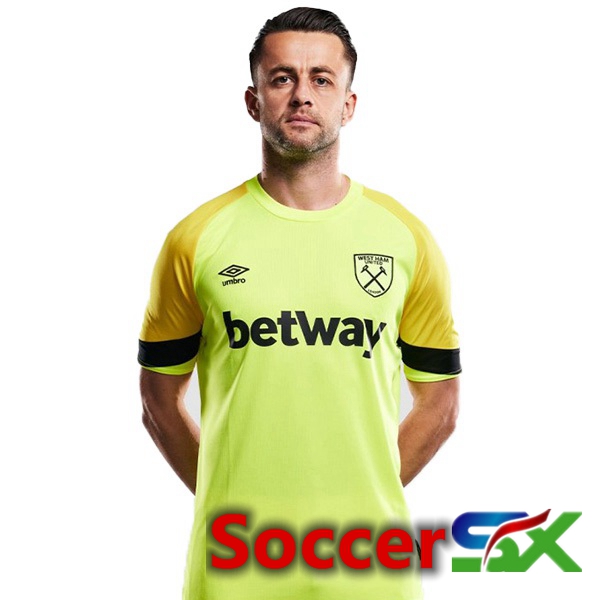 West Ham Soccer Jersey Goalkeeper Yellow 2023/2024