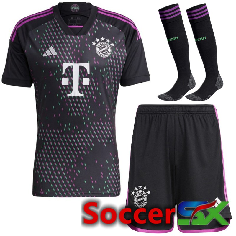 Bayern Munich Away Soccer Jersey (Shorts + Sock) 2023/2024