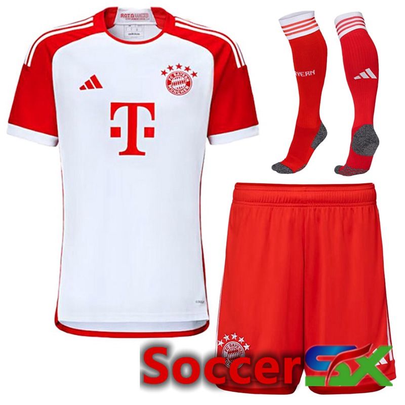 Bayern Munich Home Soccer Jersey (Shorts + Sock) 2023/2024