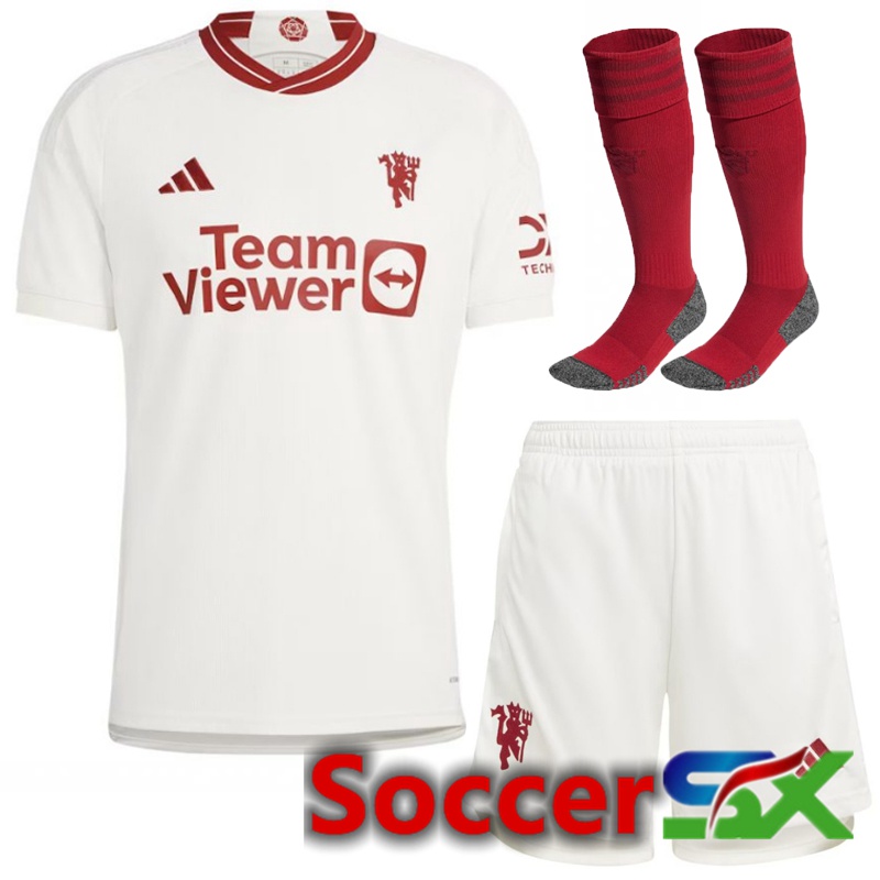 Manchester United Third Soccer Jersey (Shorts + Sock) 2023/2024