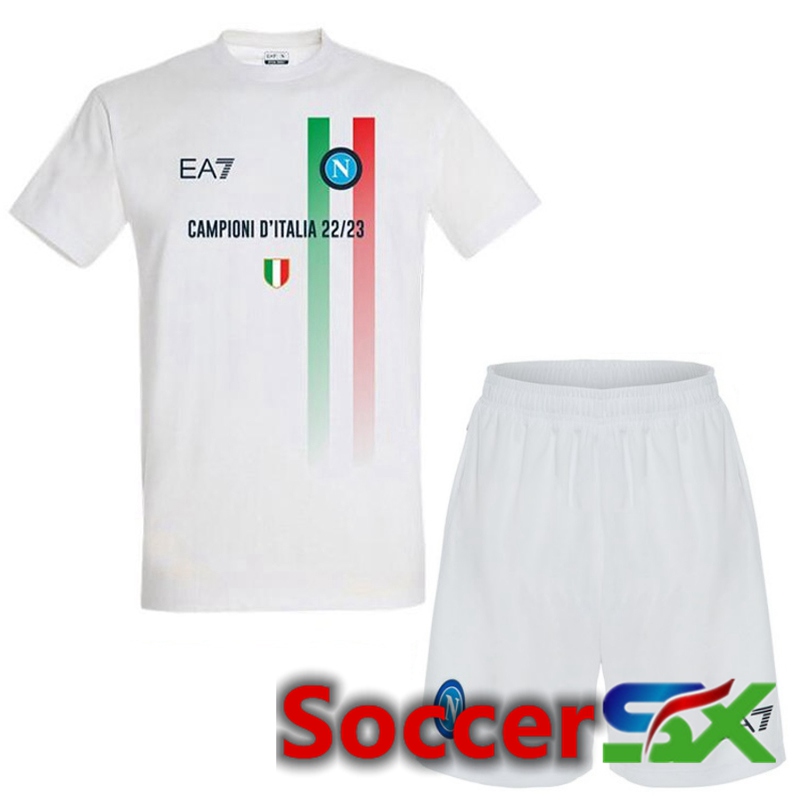 SSC Napoli Away Soccer Jersey + Shorts 2023/2024