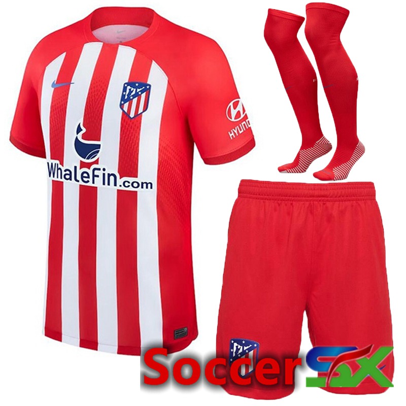 Atletico Madrid Away Soccer Jersey (Shorts + Sock) 2023/2024