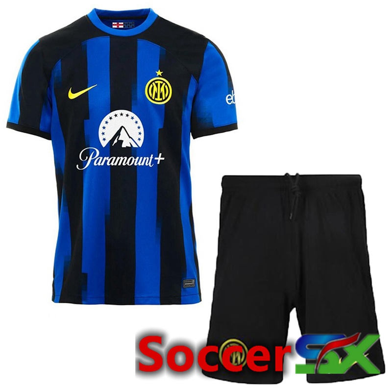 Inter Milan Home Soccer Jersey + Shorts 2023/2024