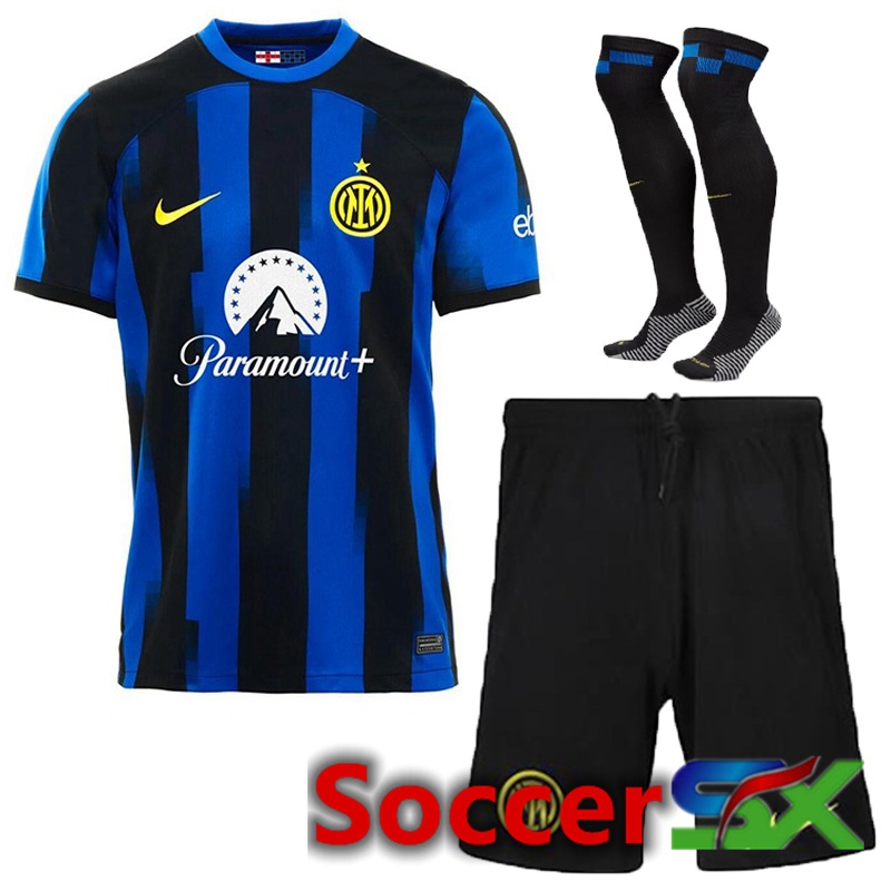 Inter Milan Home Soccer Jersey (Shorts + Sock) 2023/2024