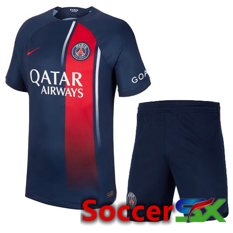 Paris PSG Home Soccer Jersey + Shorts 2023/2024