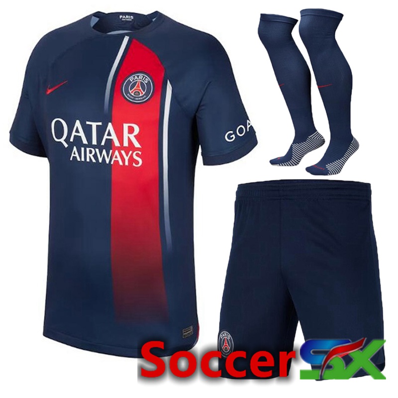 Paris PSG Home Soccer Jersey (Shorts + Sock) 2023/2024