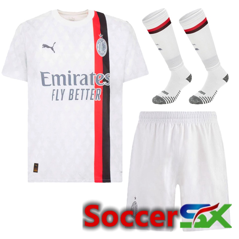 AC Milan Away Soccer Jersey (Shorts + Sock) 2023/2024
