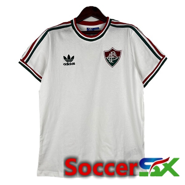 Fluminense Retro Home Soccer Jersey White 2014-2015