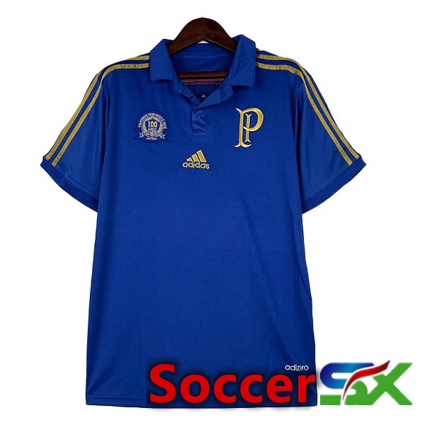 Palmeiras Retro Home Soccer Jersey Blue 2014-2015