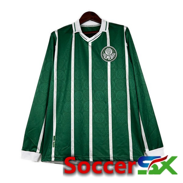 Palmeiras Retro Home Soccer Jersey Long sleeve Green 1993