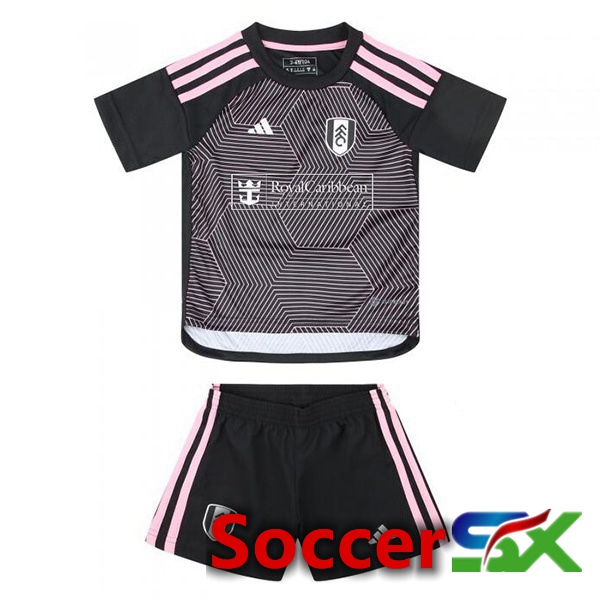 Fulham FC Kids Soccer Jersey Third Black 2023/2024