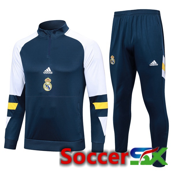 Real Madrid Training Tracksuit Suit Royal Blue 2023/2024