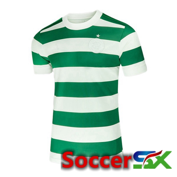Celtic FC 120th Anniversary Edition Soccer Jersey Green White 2023/2024