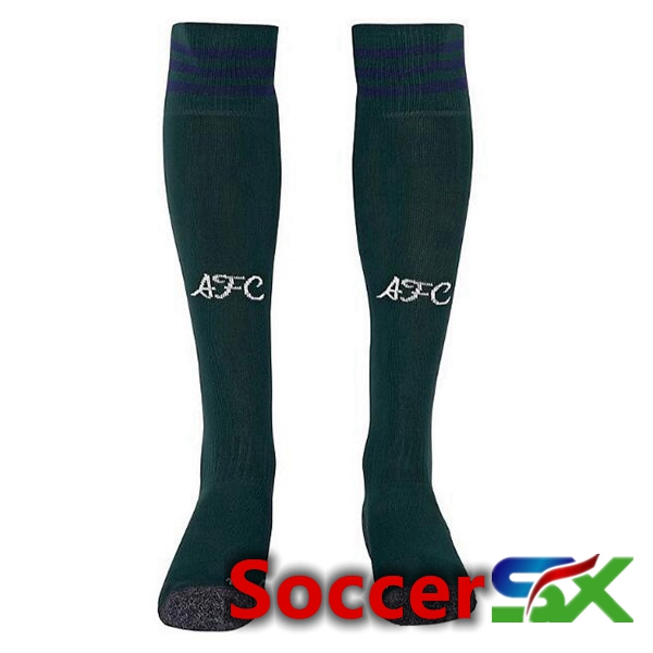 Arsenal Soccer Socks Third Green 2023/2024