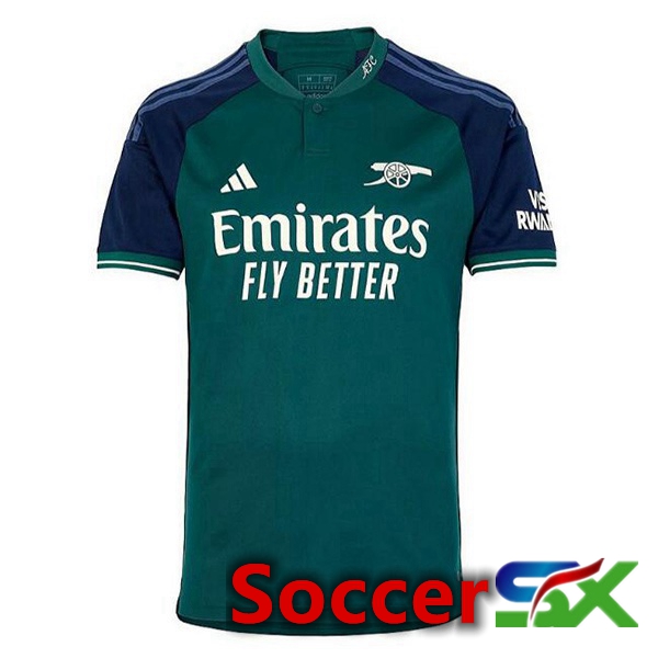 Arsenal Soccer Jersey Third Green 2023/2024