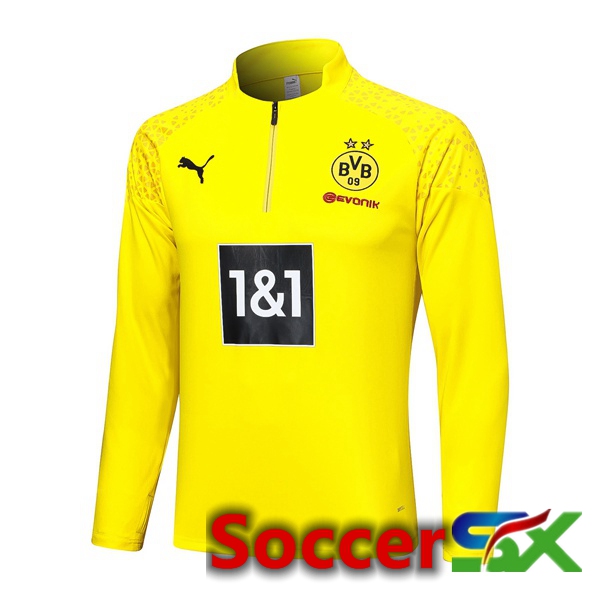 Dortmund BVB Training Sweatshirt Yellow 2023/2024