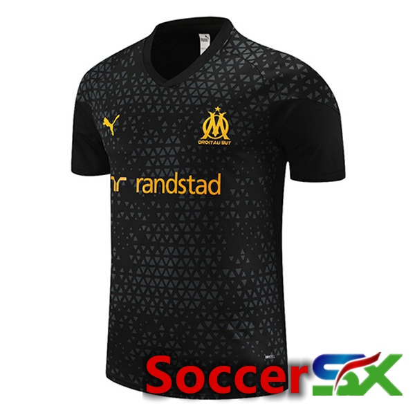 Marseille OM Training T Shirt Black 2023/2024