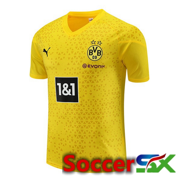 Dortmund BVB Training T Shirt Yellow 2023/2024