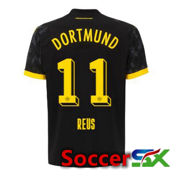 Dortmund BVB (Reus 11) Soccer Jersey Away Black 2023/2024
