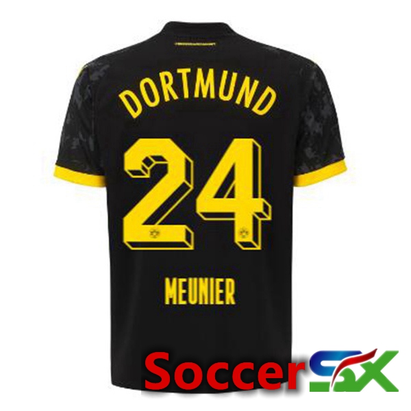 Dortmund BVB (Meunier 24) Soccer Jersey Away Black 2023/2024