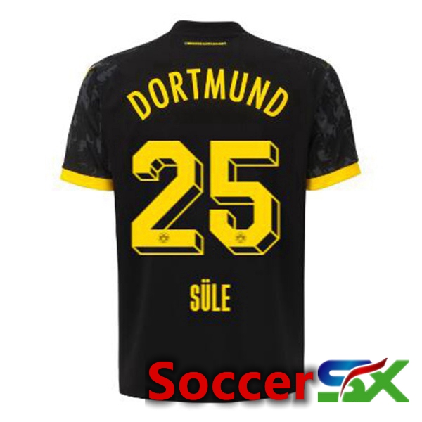 Dortmund BVB (Süle 25) Soccer Jersey Away Black 2023/2024