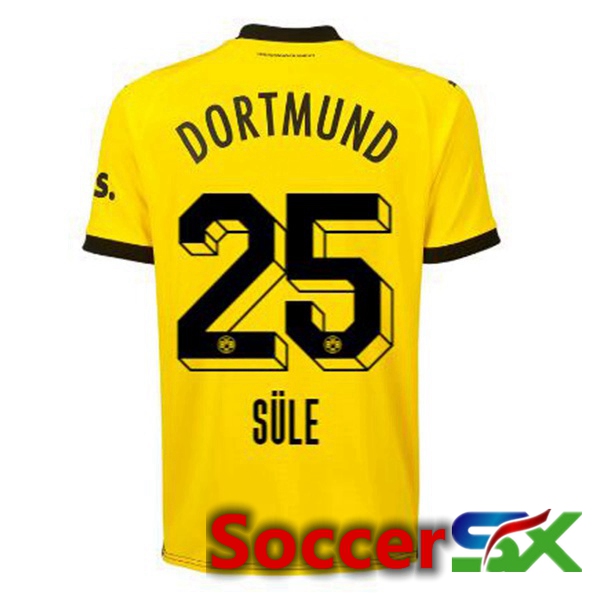 Dortmund BVB (Süle 25) Soccer Jersey Home Yellow Black 2023/2024