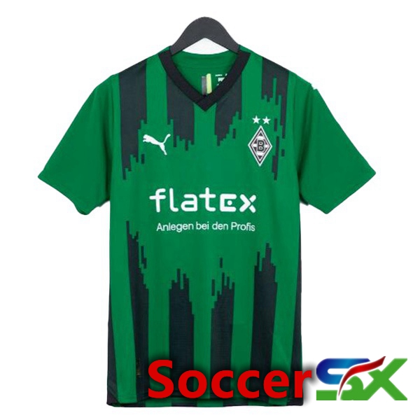 Monchengladbach Soccer Jersey Away Green 2023/2024